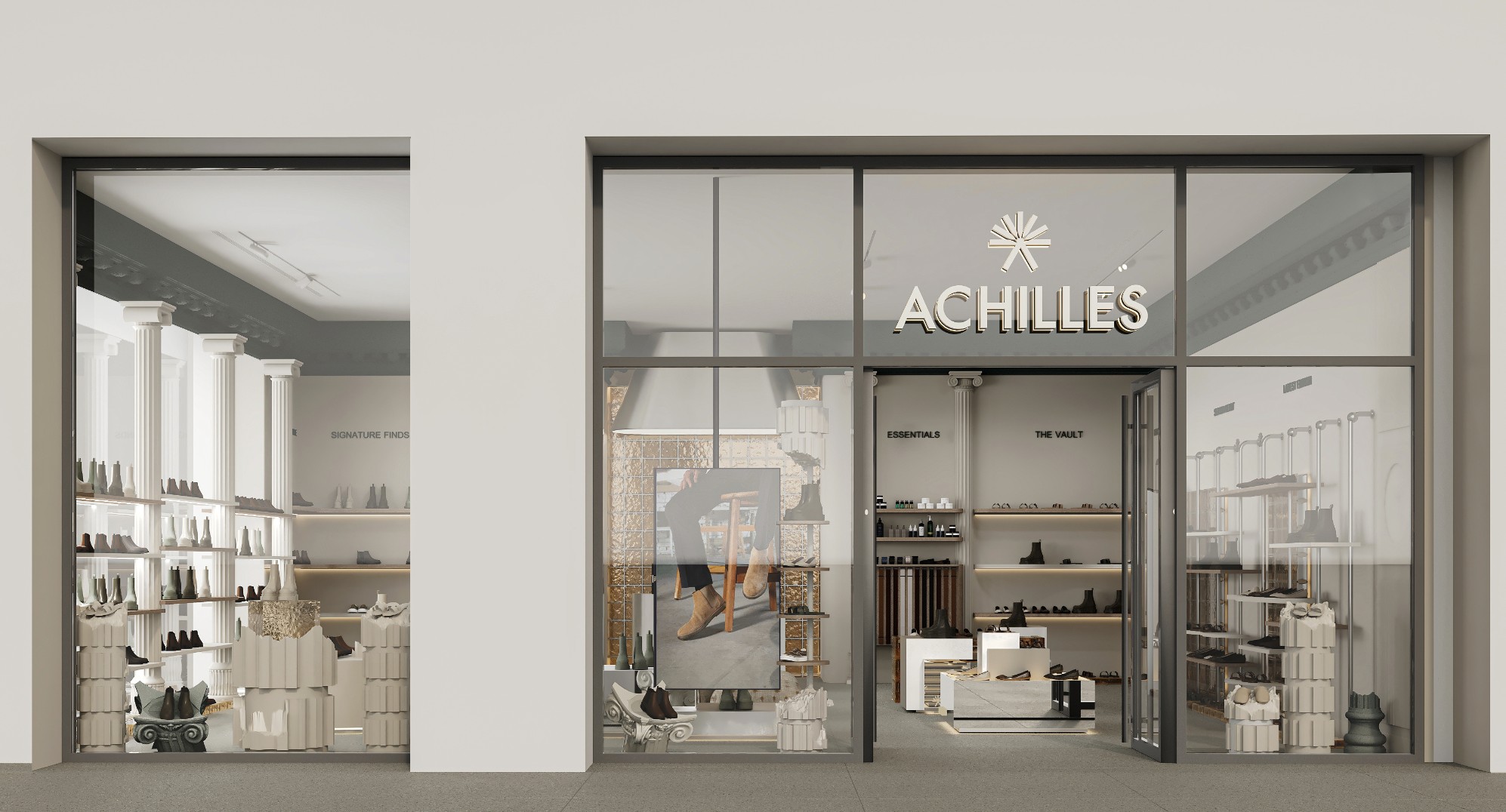 Achilles storefront concept